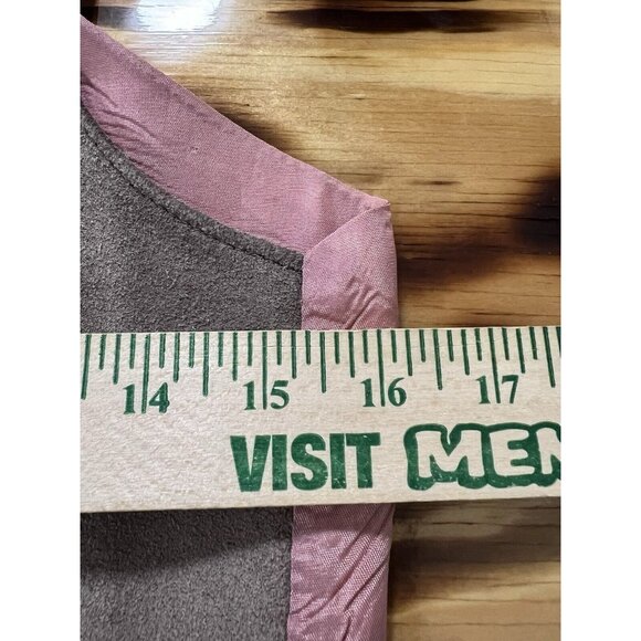 Or-Olon Suede Leather Vest Men Size 40 Brown Button Down Dress Style‎ Classic - Picture 4 of 12